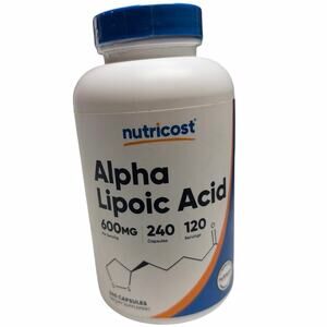 Nutricost Alpha Lipoic Acid - 600mg Per Serving - 240 Capsules 10/27 EXP